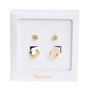 MADEWELL cosmic mismatched earrings